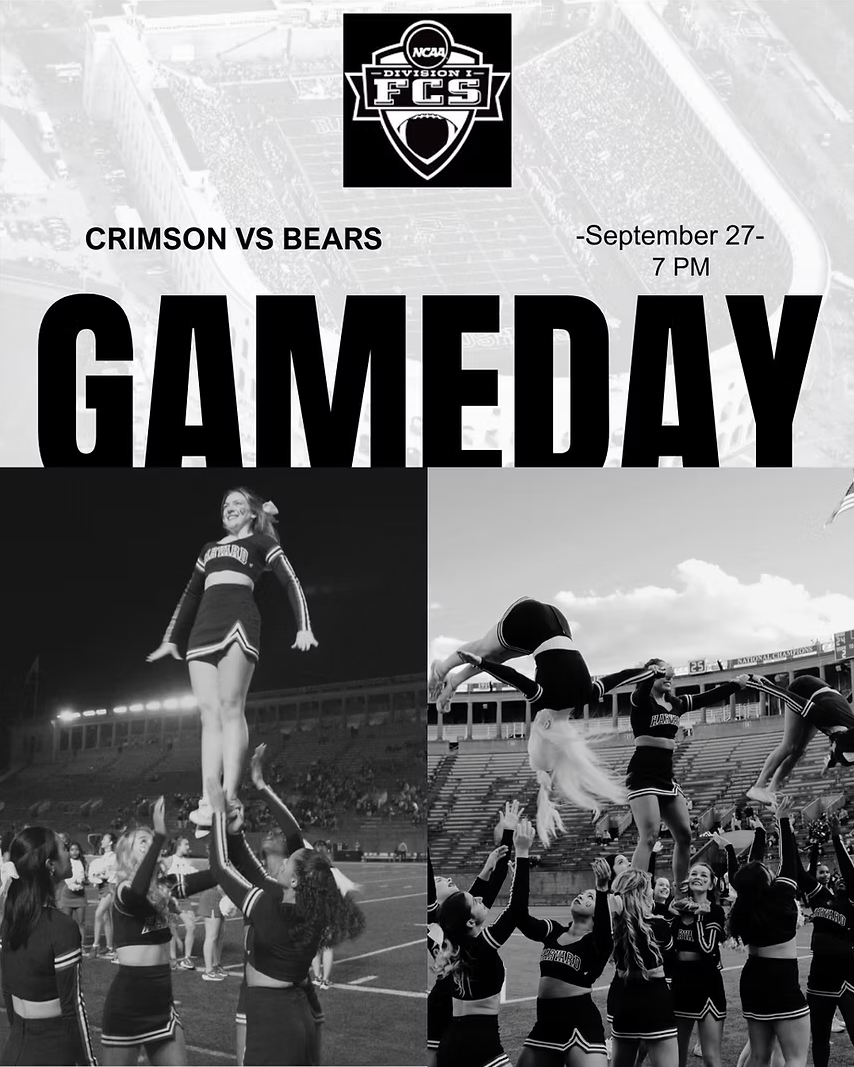 Game day poster designed by Ava